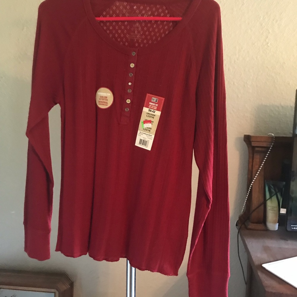 Long Sleeve faded Glory Top